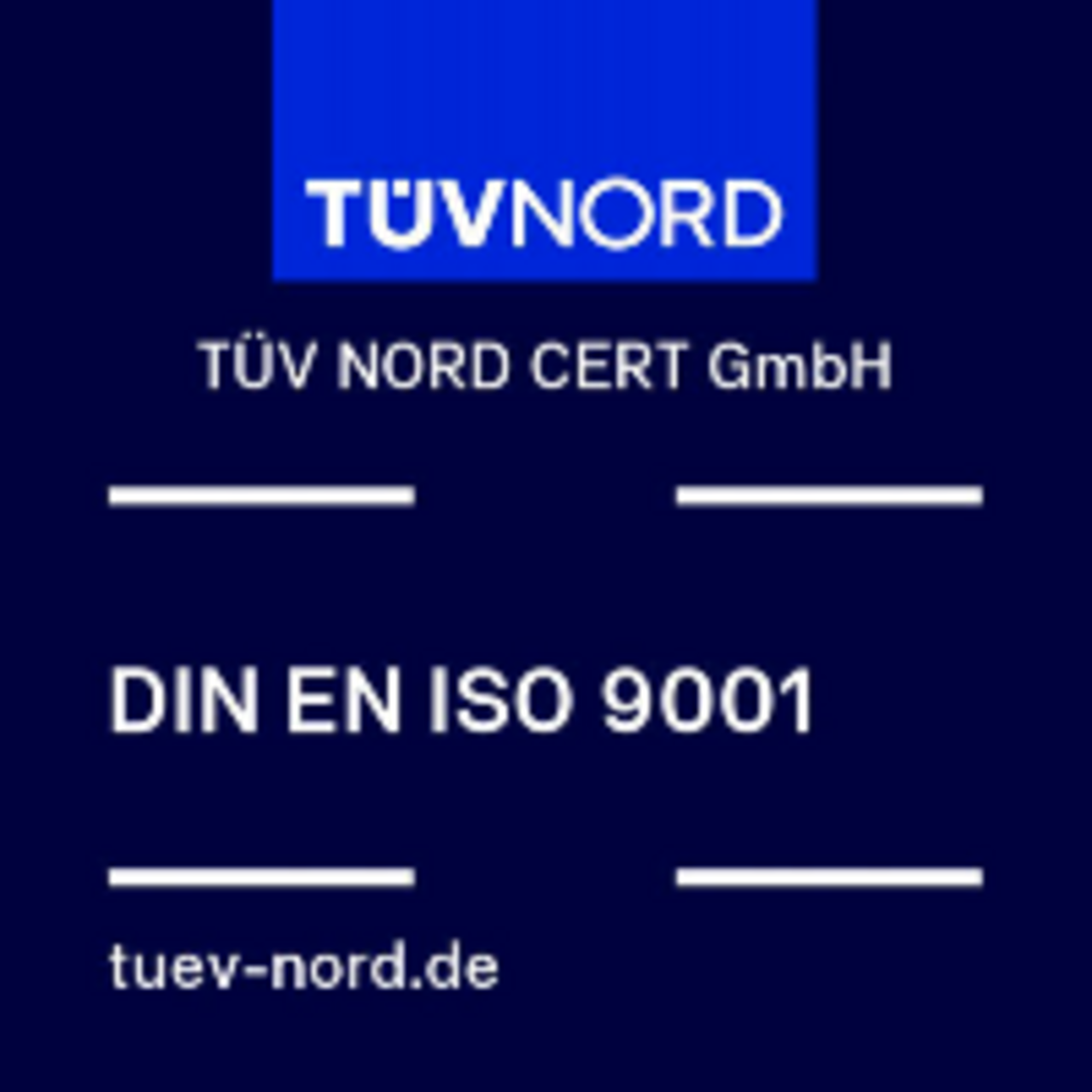 DIN EN ISO Certificate 